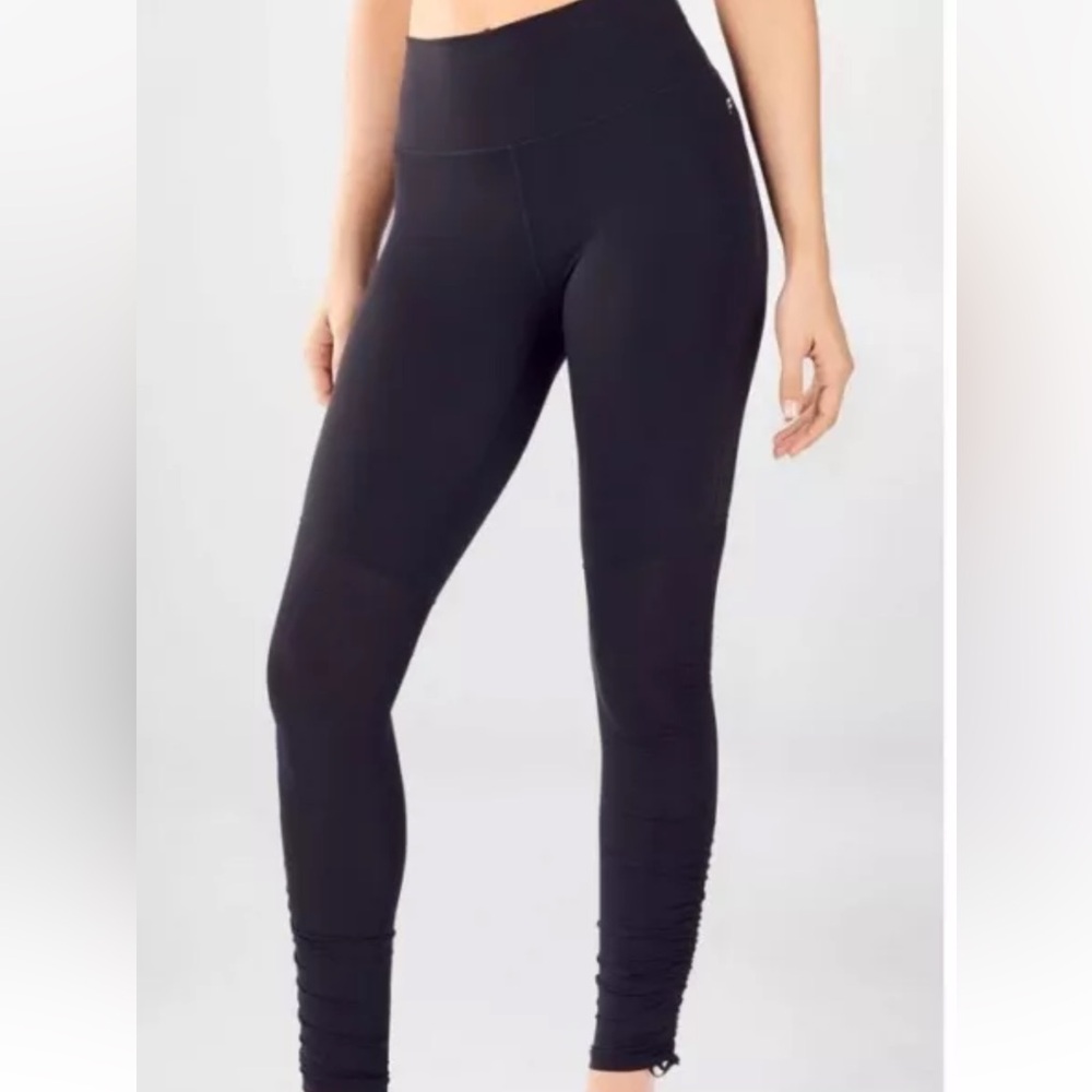 Fabletics Cashel Foldover Pureluxe Leggings Black Size Small